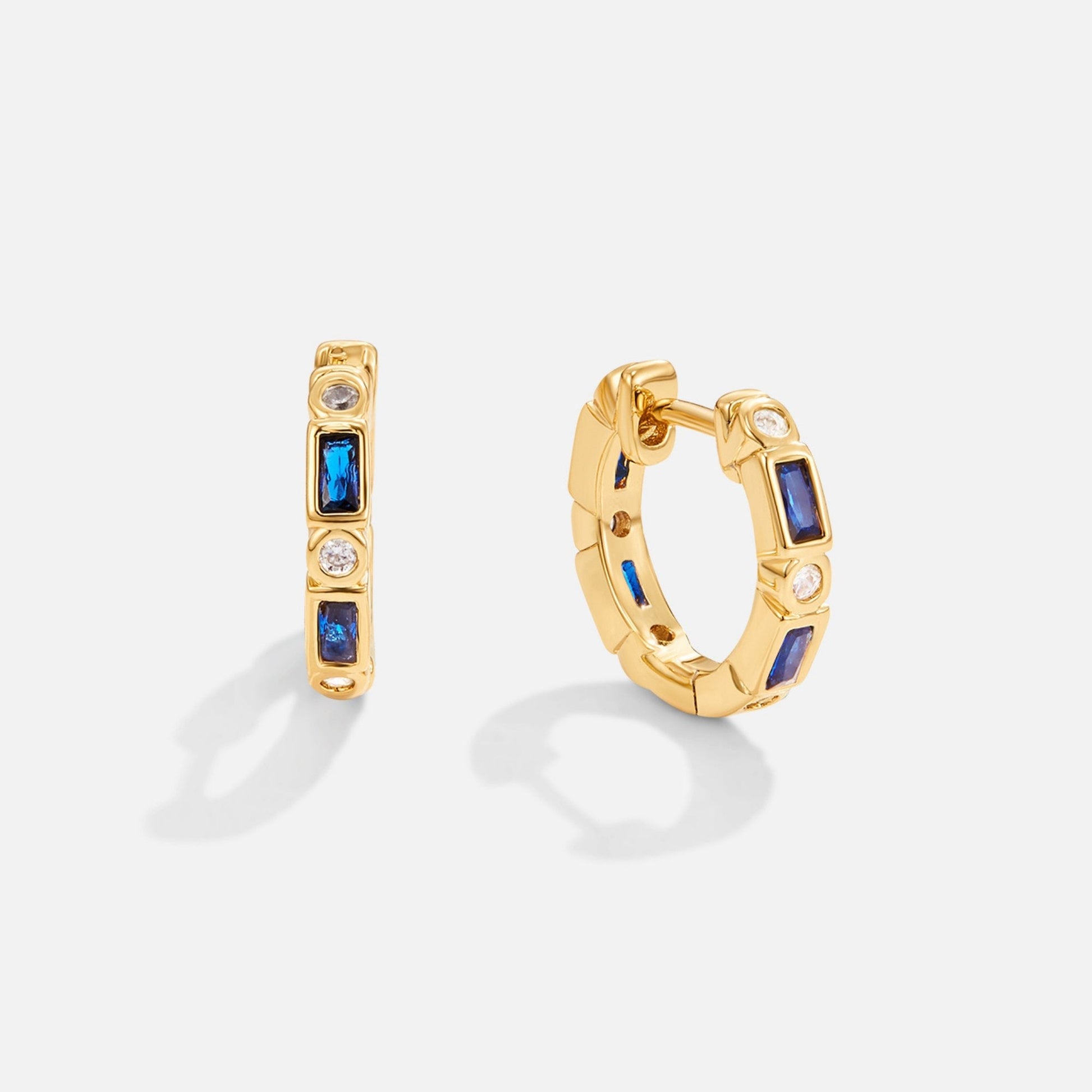 Royal Blue Adeline Crystal Earrings - My StoreEarrings