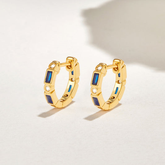 Royal Blue Adeline Crystal Earrings - My StoreEarrings