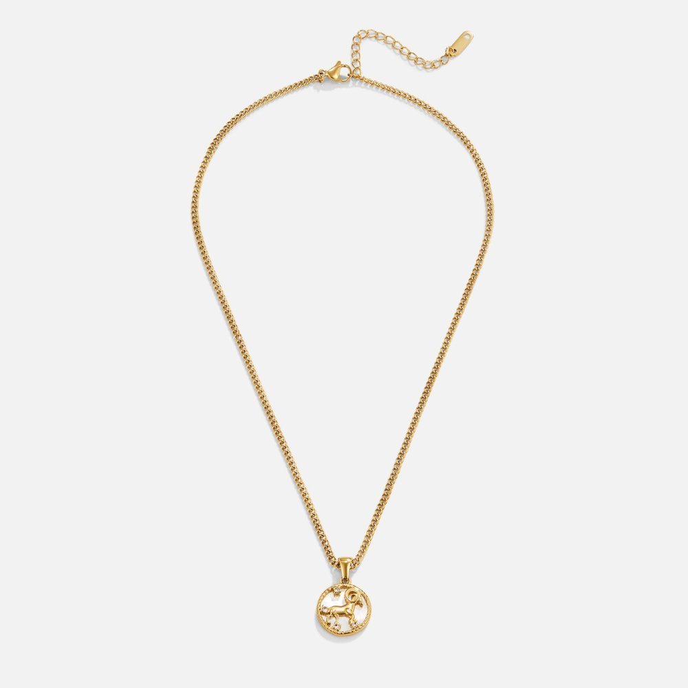 Sabine Zodiac Necklace - Necklace - April - Aries - 7