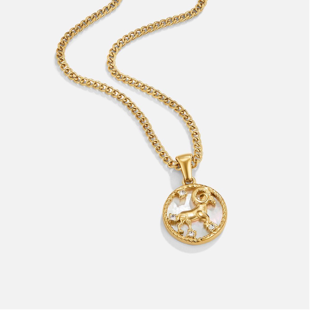 Sabine Zodiac Necklace - Necklace - April - Aries - 2
