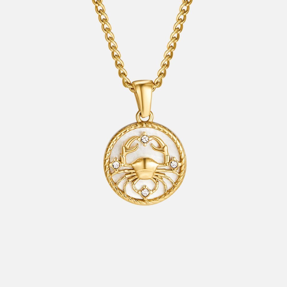 Sabine Zodiac Necklace - Necklace - July - Cancer - 11