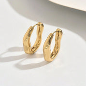 Sana Hoop Earrings - Gold - 2