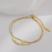 Selene Love Anklet - NAVALLI