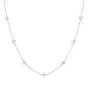 Selene Sparkle Necklace - Necklace - Silver - 