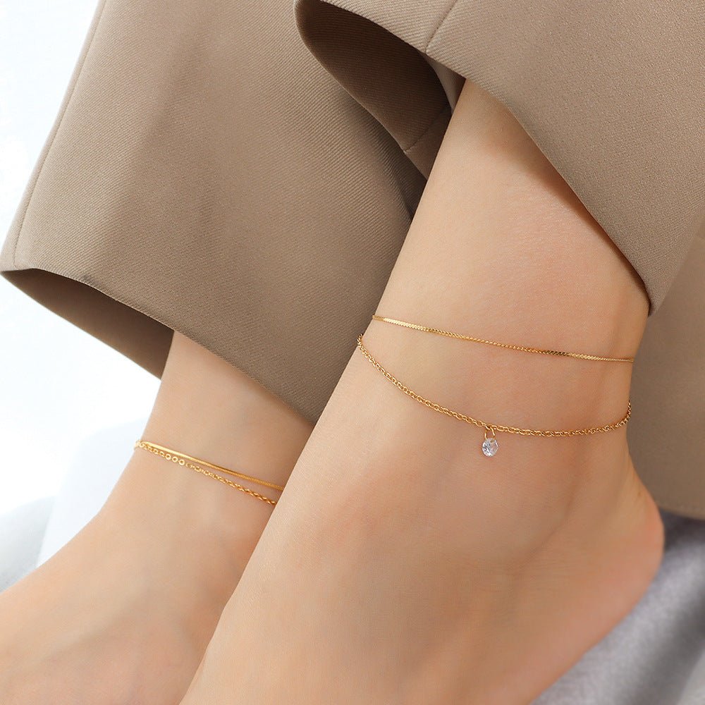 Selina Whisper Anklet - anklet - Gold - 4