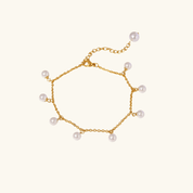 Seren Twist Gold Anklet - NAVALLI