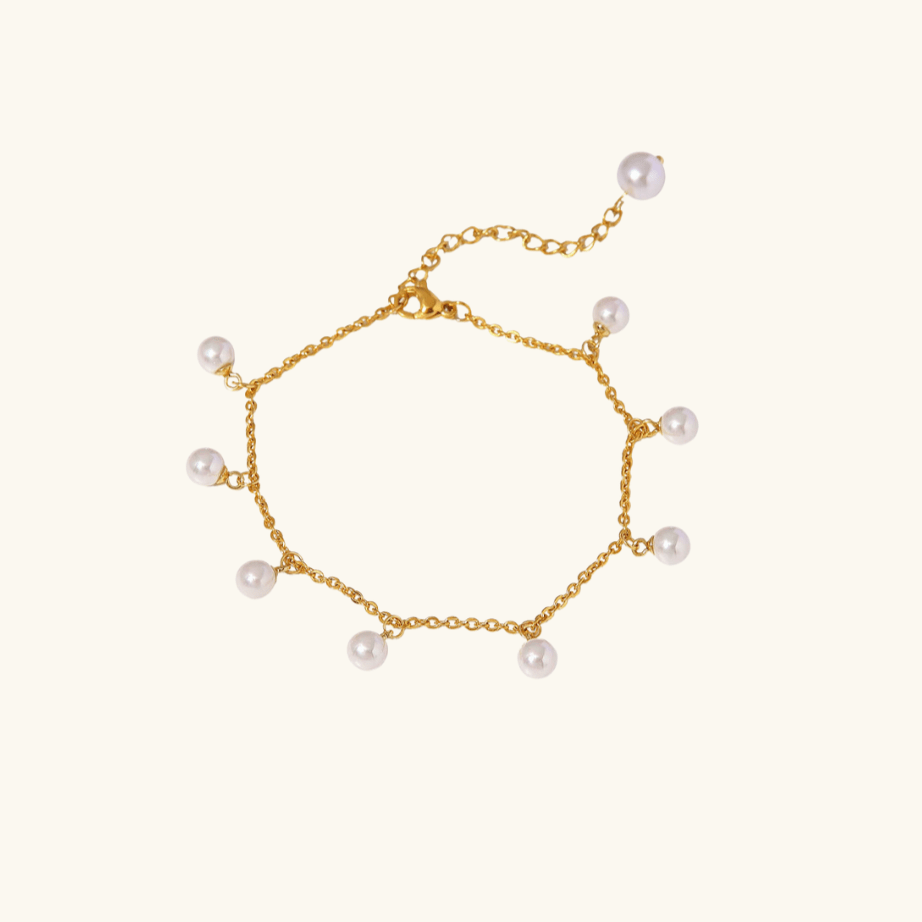 Seren Twist Gold Anklet - NAVALLI