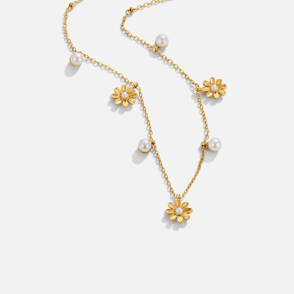 Siena Bloom Pearl Necklace - Necklace - 4