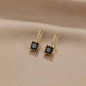 Sienna Crystal Black Earrings - Earrings - 4