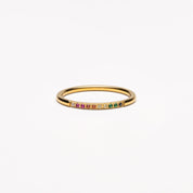 Sienna Crystal Ring - 6 - Gold - 2