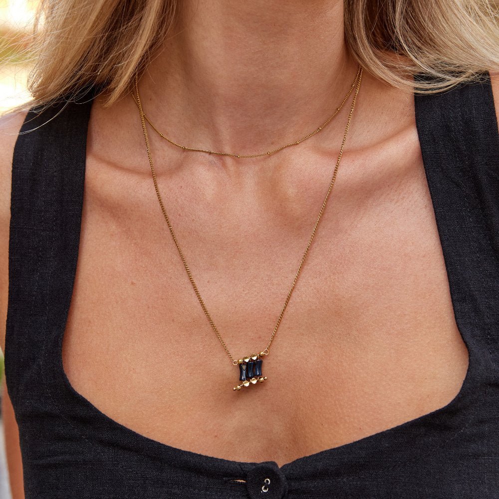 Sierra Midnight Pendant Necklace - My StoreNecklace