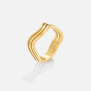 Siren Statement Gold Ring - Ring - US 6 | UK L - 2