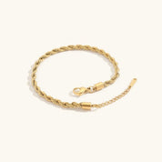 Solara Rope Chain Anklet - NAVALLI