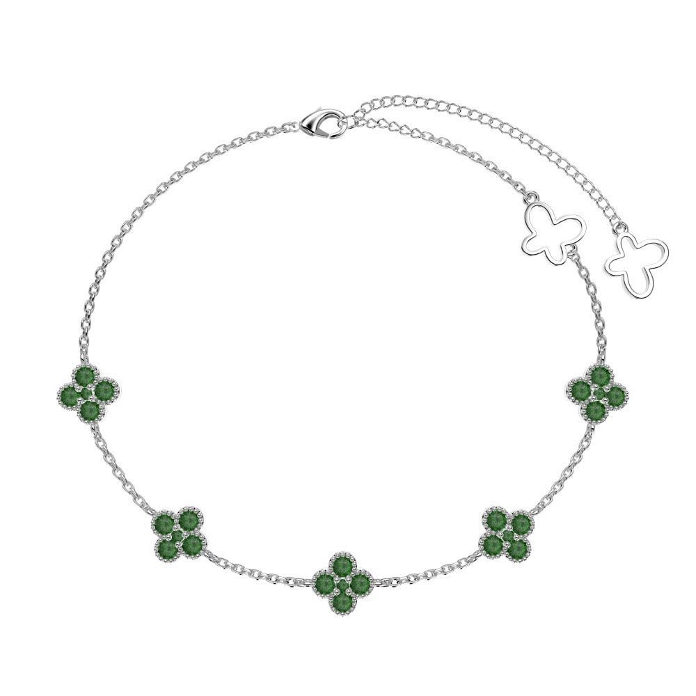 Sophie Lucky Charm Bracelet - Bracelets - Silver - Emerland - 9