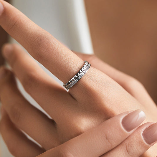 Soraya Silver Ring - NAVALLI