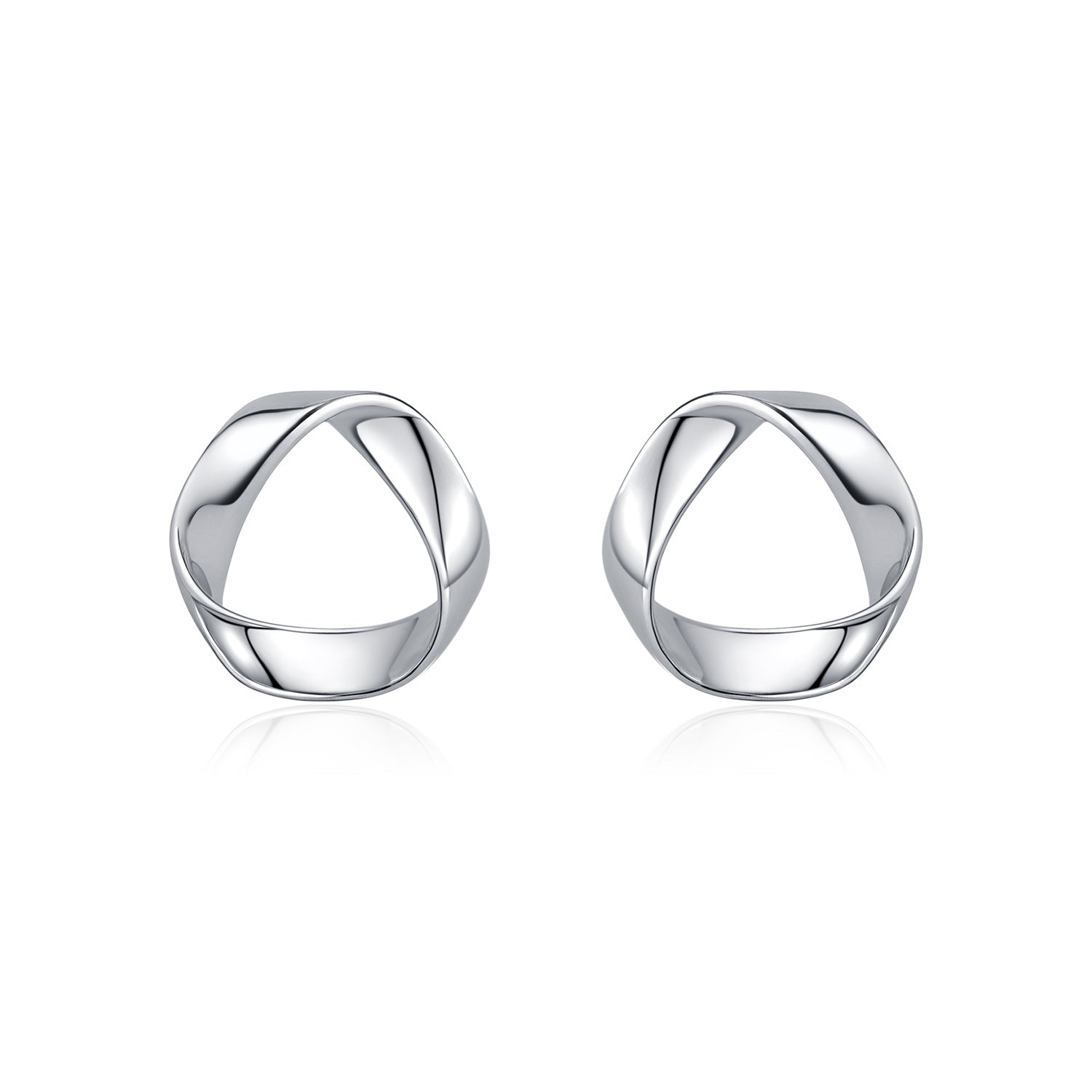 Stella Silver Stud Earrings - 2