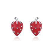 Strawberry Stud Earrings - NAVALLI