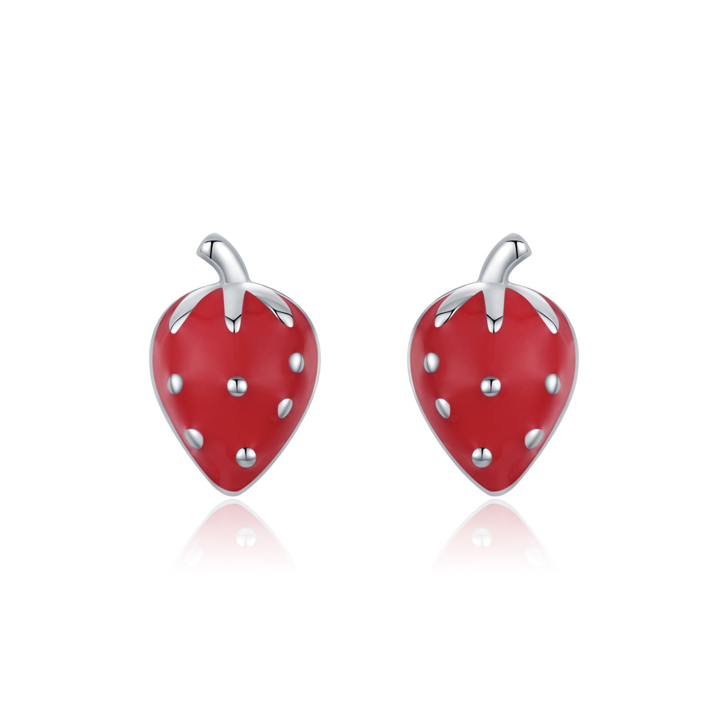 Strawberry Stud Earrings - NAVALLI