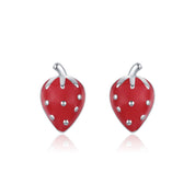 Strawberry Stud Earrings - 2