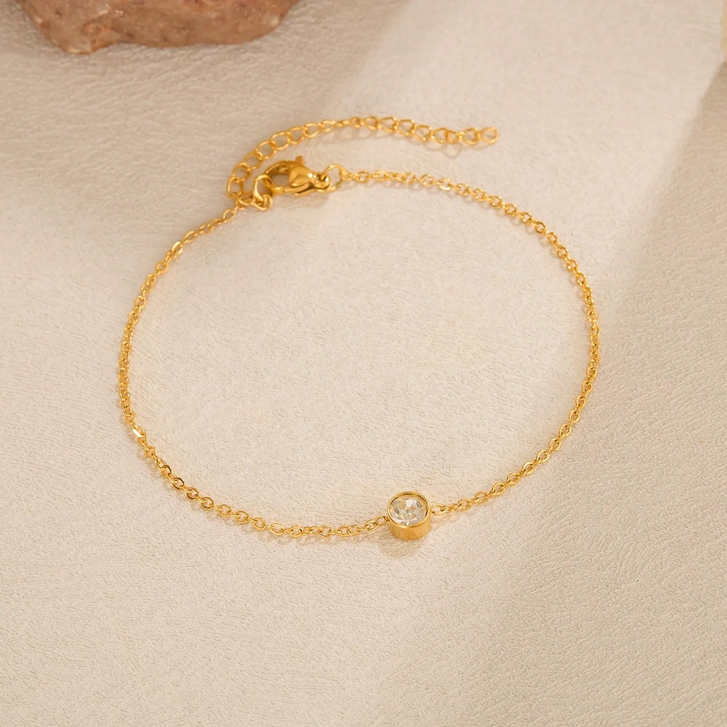 Sylvie Glimmer Anklet - Anklet - Gold - 4