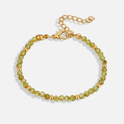Sylvie Peridot Bead Bracelet - NAVALLIBracelet