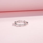 Talia Silver Crystal Ring - NAVALLI