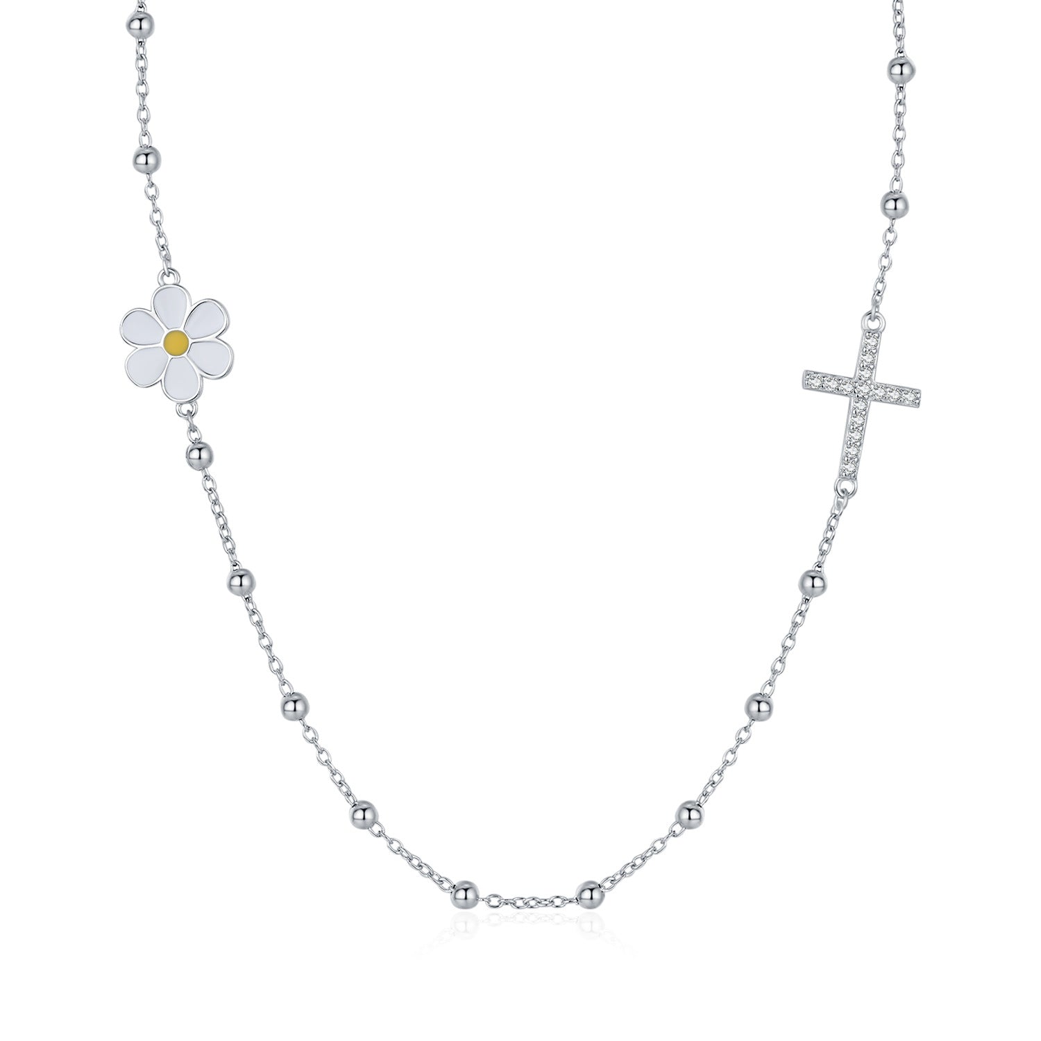 Talia Silver Necklace - NAVALLI