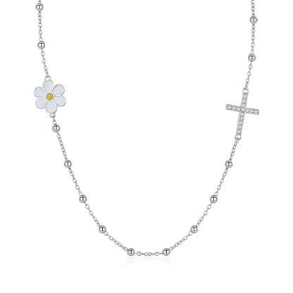 Talia Silver Necklace - NAVALLI