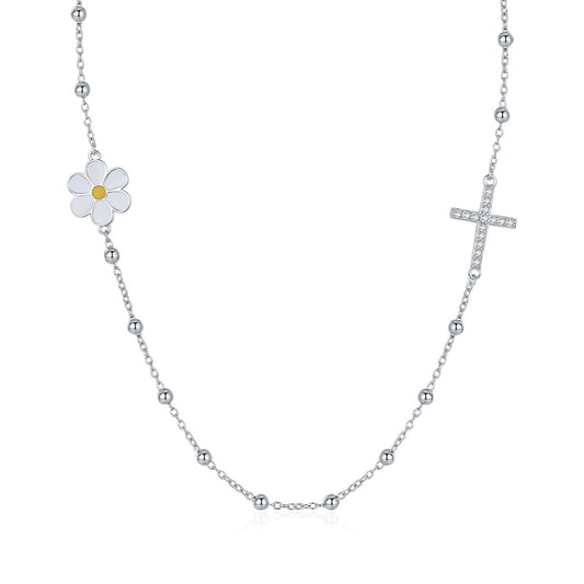Talia Silver Necklace - NAVALLI