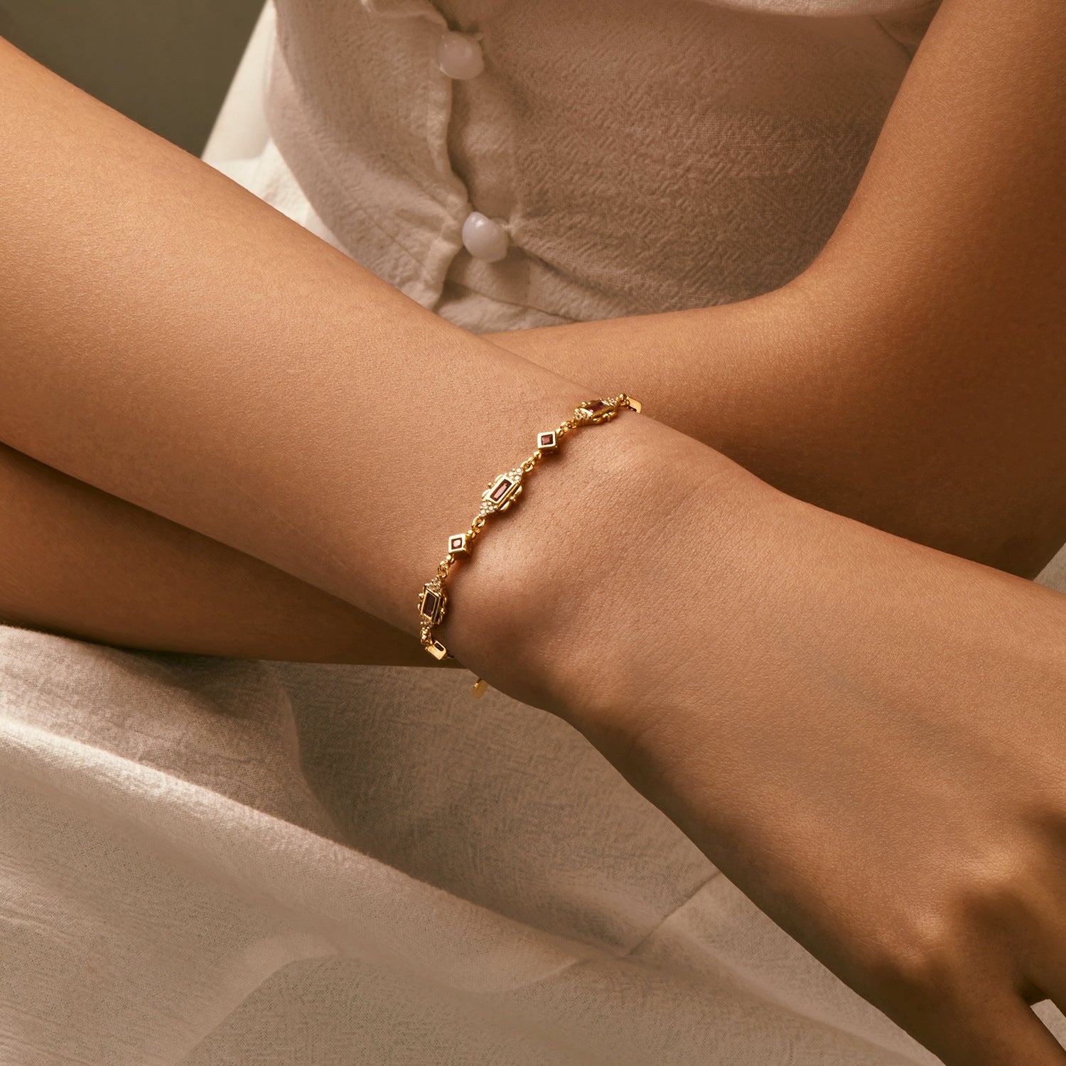 Talia Sterling Silver Bracelet - NAVALLI