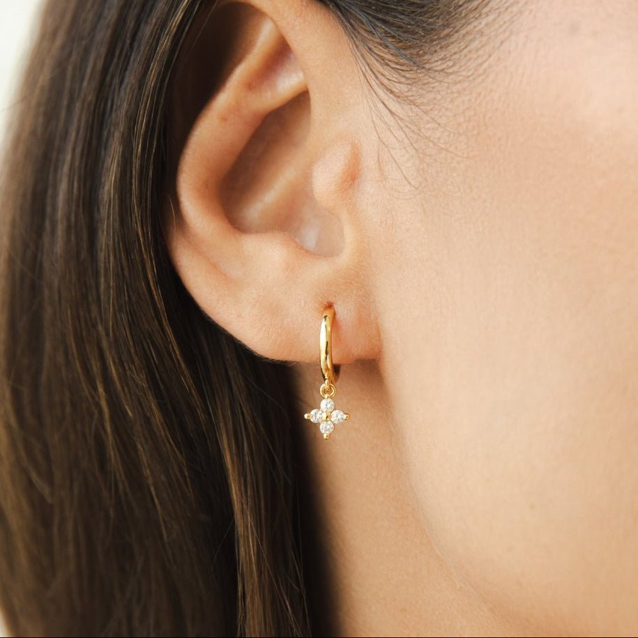 Tessa Clover Earrings - Earrings - Gold - 1