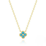 Teya Aqua Blue Necklace - 2