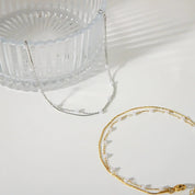 Thalia Pearl Duo Anklet - Anklet - Gold - 2