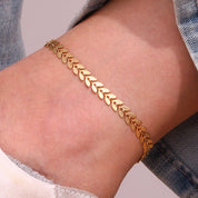 Therese Classic Gold Anklet - Anklet - Gold - 1