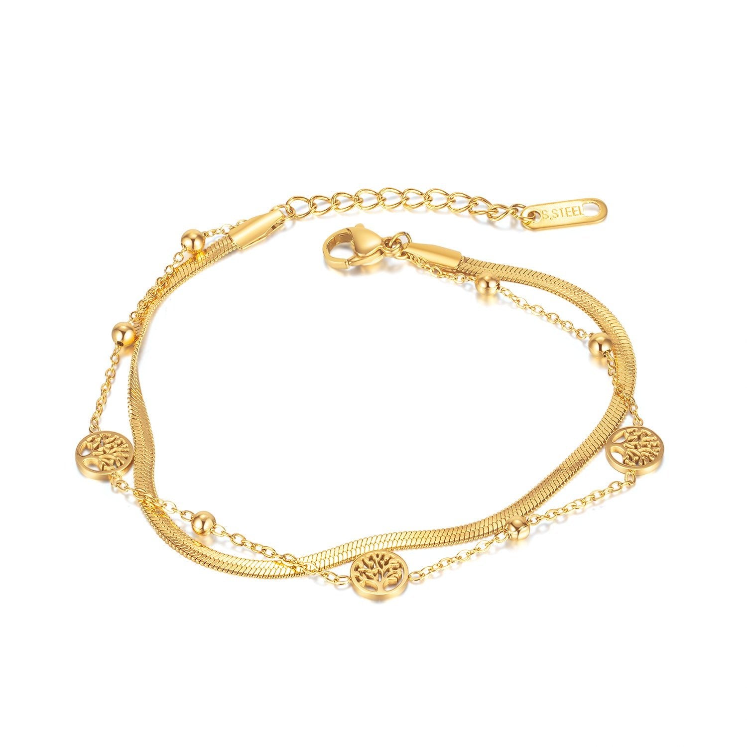 Tree of Life Bracelet - Gold - 2