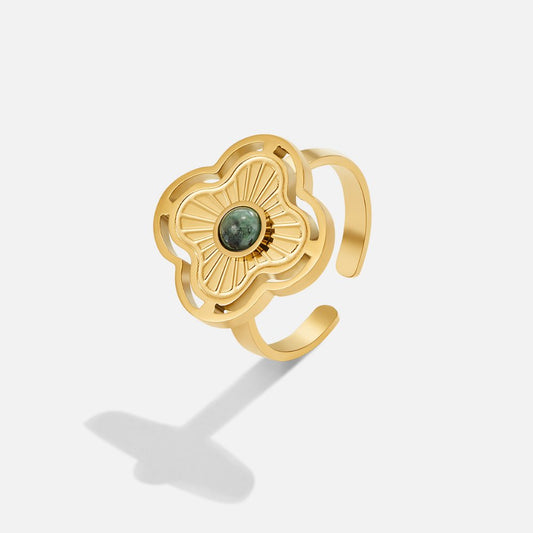Turquoise Blossom Ring
