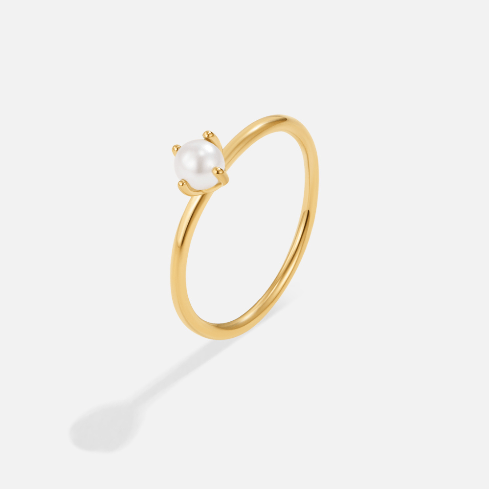 Uma Single Pearl Ring - Ring - US 6 | UK L - 2