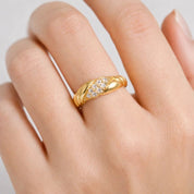 Vera Bold Ring - Gold - US 6 | UK L - 1