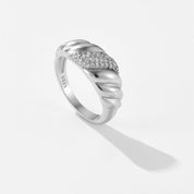 Vera Bold Ring - Platinum - US 6 | UK L - 3