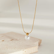 Vera Pearl Drop Necklace - 4