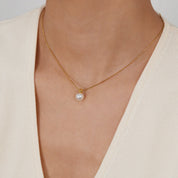 Vera Pearl Drop Necklace - 1