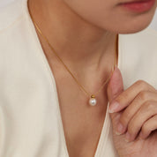 Vera Pearl Drop Necklace - 3