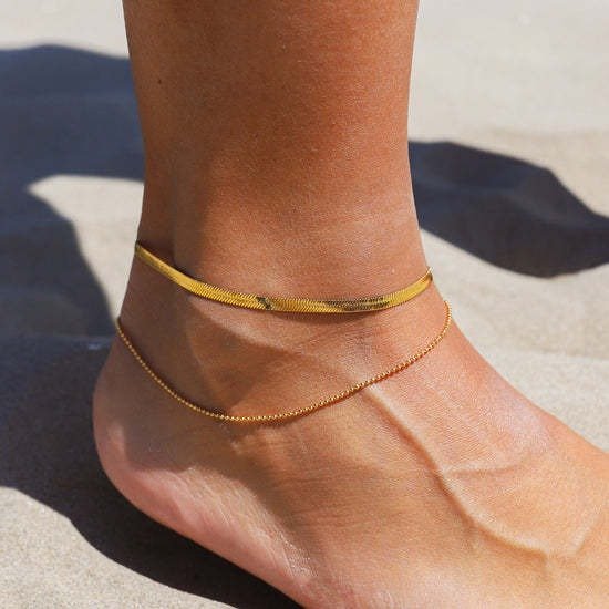 Violetta Classic Anklet - Gold - 1