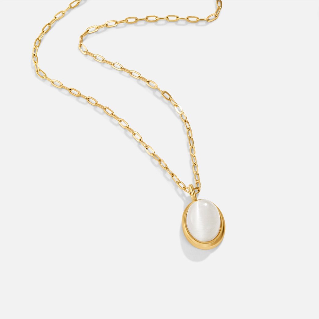 White Opal Necklace - My StoreNecklace
