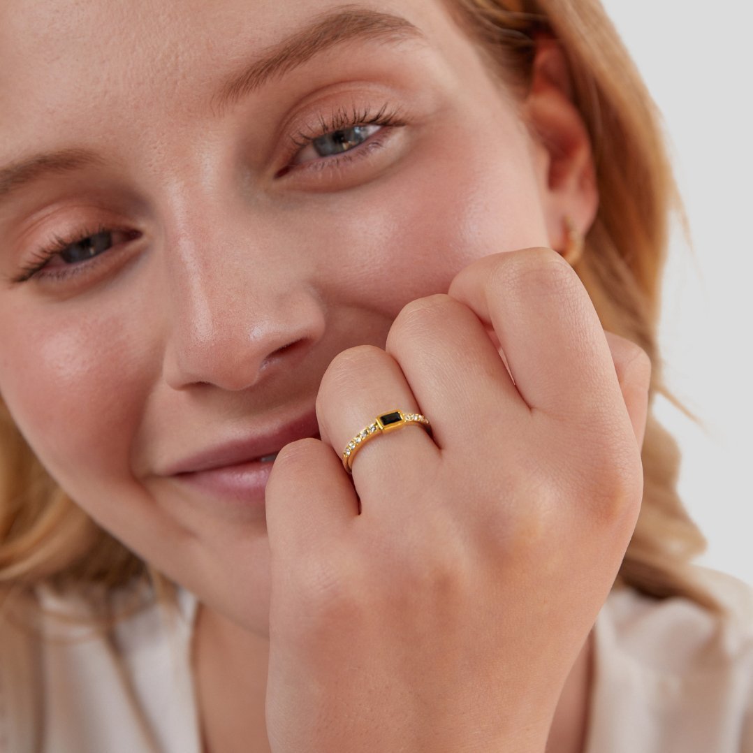 Wren Onyx Ring - NAVALLIRing