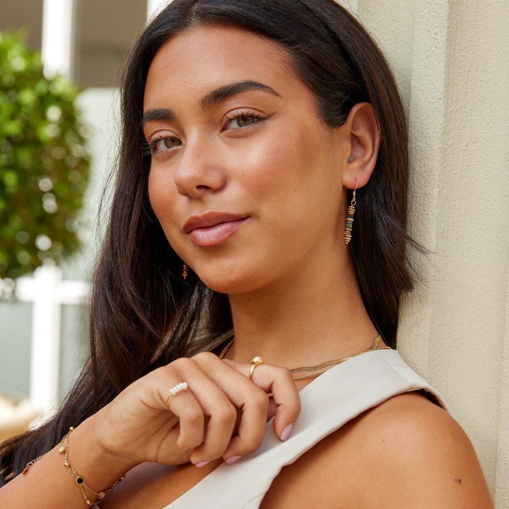 Xena Gemstone Earrings - Earrings - 4