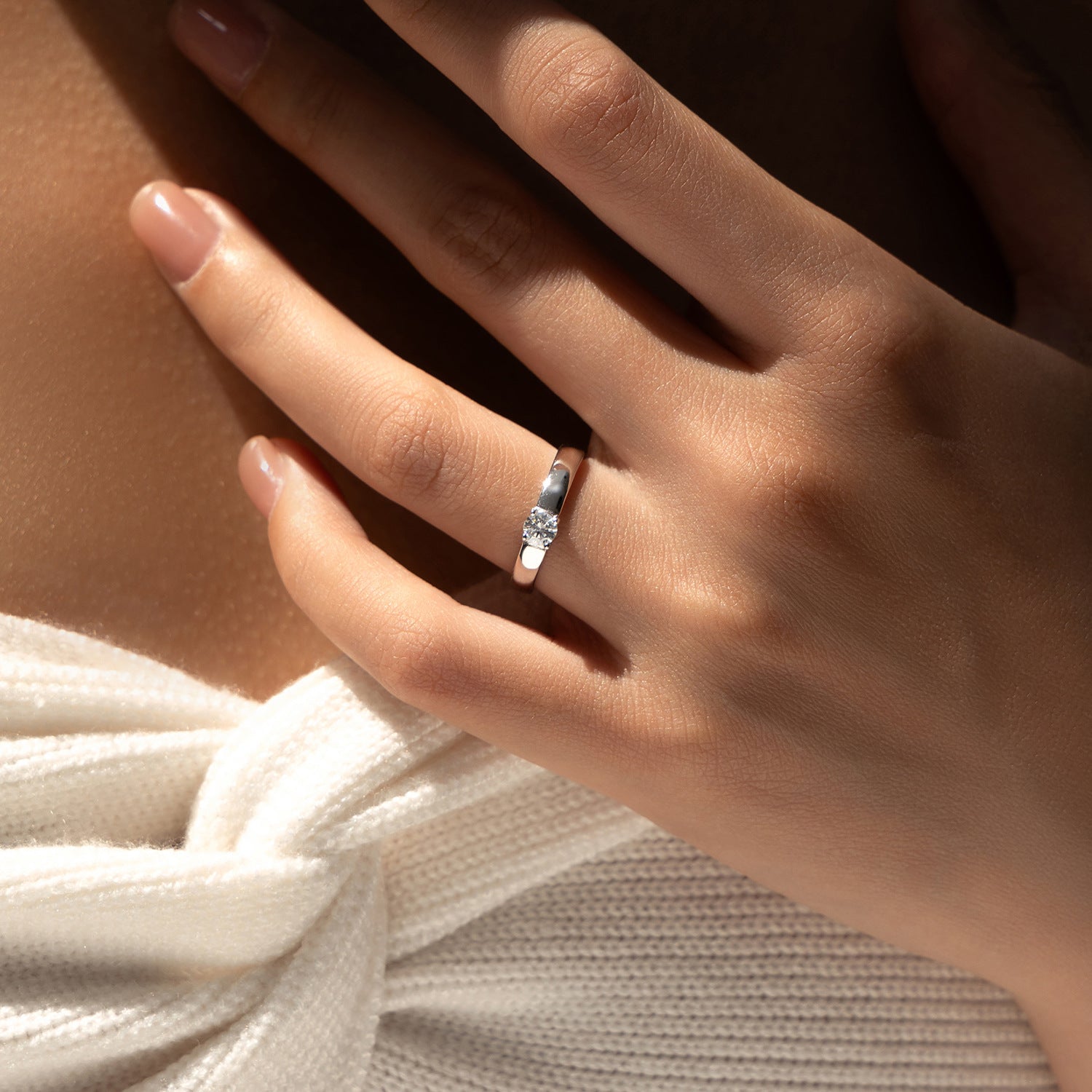 Yasmin Silver Ring - US 5 | UK J - 1