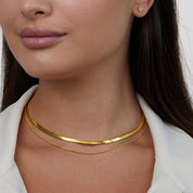 Ysolde Gold Necklace - Necklace - 1