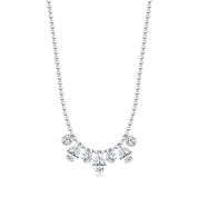 Yumi Silver Pendant Necklace - NAVALLI