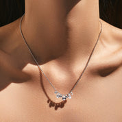 Yumi Silver Pendant Necklace - NAVALLI
